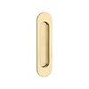 Aprile Sliding door bowl 7040 - oval 152 x 39 mm Gold polished PVD
