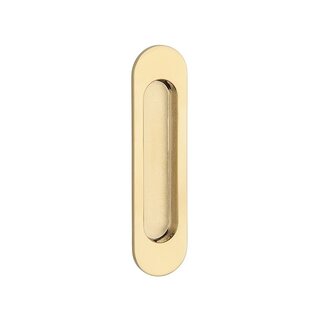 Aprile Sliding door bowl 7040 - oval 152 x 39 mm Gold polished PVD