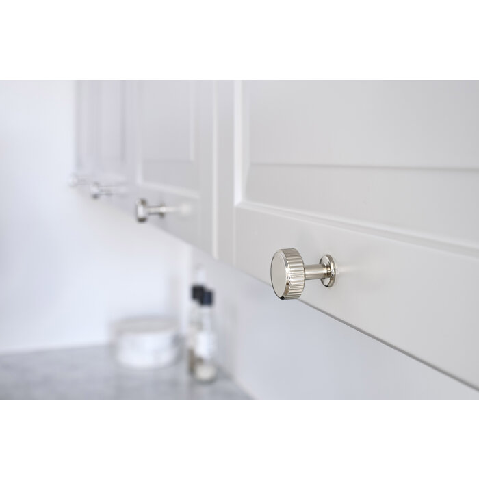 Furnipart Furnipart Möbelknopf 'VILLA' rund poliertes Nickel