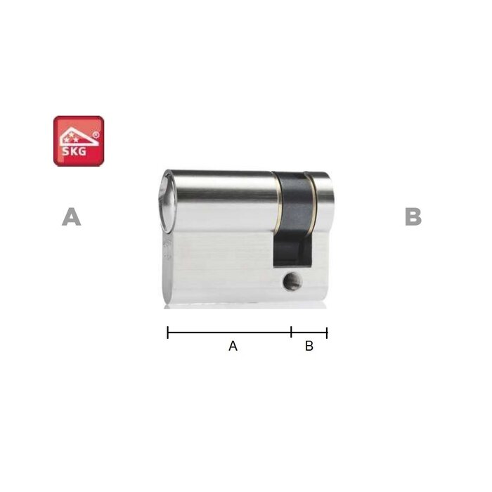 DOM Demi-cylindre DOM noir Plura SKG**