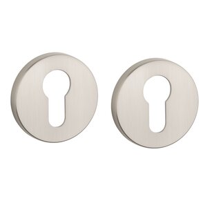 Aprile Aprile cylinder plates round Ø 52x7mm matt nickel