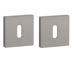 Aprile Aprile sleutelplaatjes vierkant 52x52x7 mm Grafiet