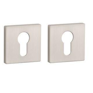 Aprile Plaques cylindre Aprile carrées 52x52x7 mm Nickel mat