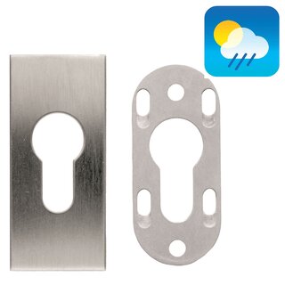 HDD 1 Plaque cylindre de sécurité 6mm - Inox