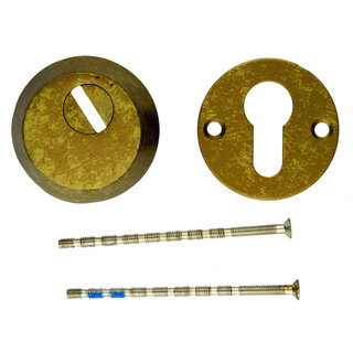 HDD Plaques de cylindre de sécurité SAFE 10 mm - Vieux Jaune