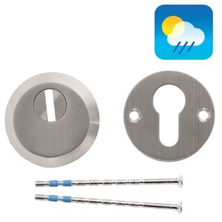 HDD Veiligheids cilinderplaatjes SAFE 10 mm - RVS