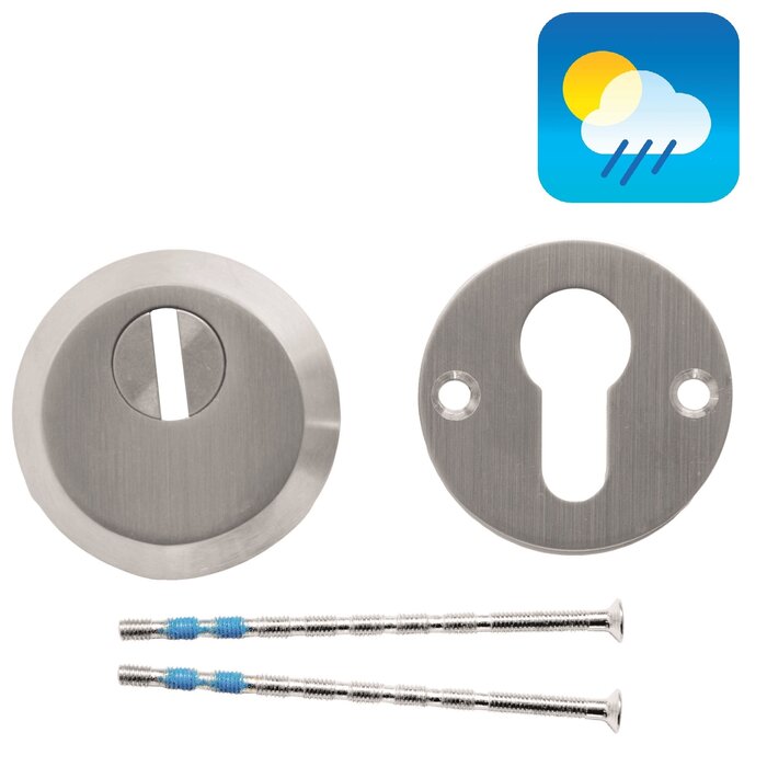 HDD Safety cylinder plates SAFE 12 mm - Stainless steel