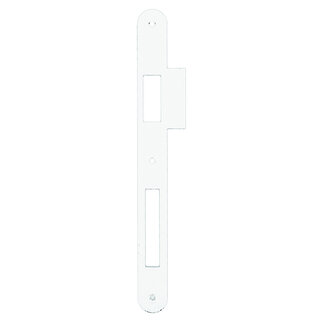 AGB Narrow counter plate straight for AGB lock white