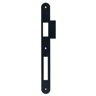 AGB Narrow counter plate straight for AGB lock black