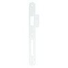 AGB Narrow counter plate round for AGB lock white
