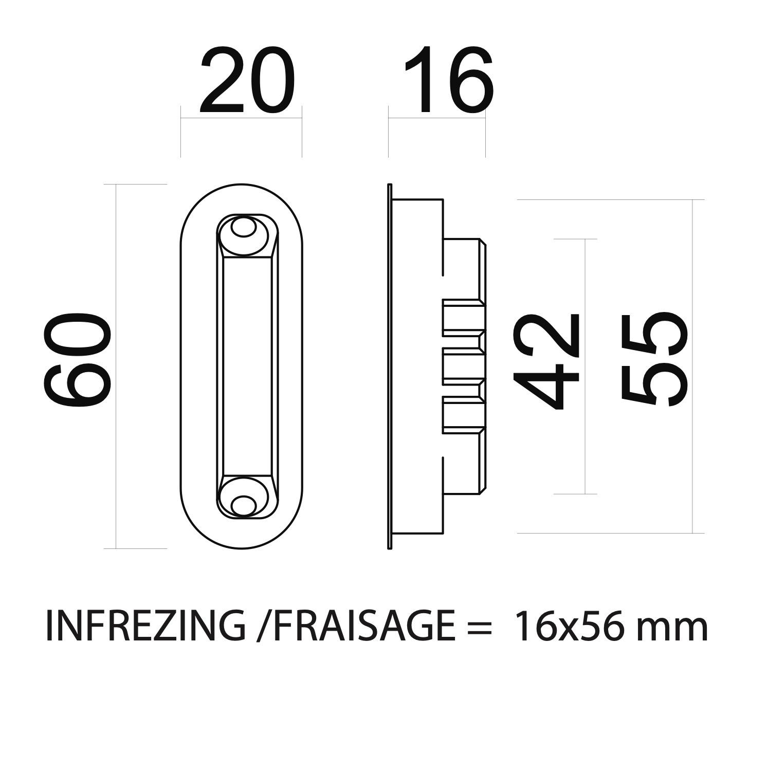 Plaque Inox Magnétique 1 mm