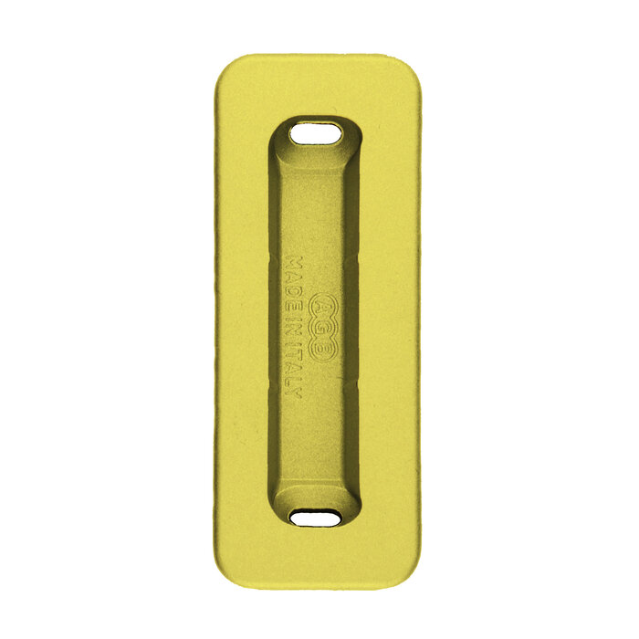 AGB Rectangular counter plate for magnetic lock AGB - gold - wood - adjustable
