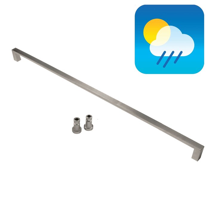 HDD Türgriff COSMIC 20/800mm Edelstahl mit Blindmontage