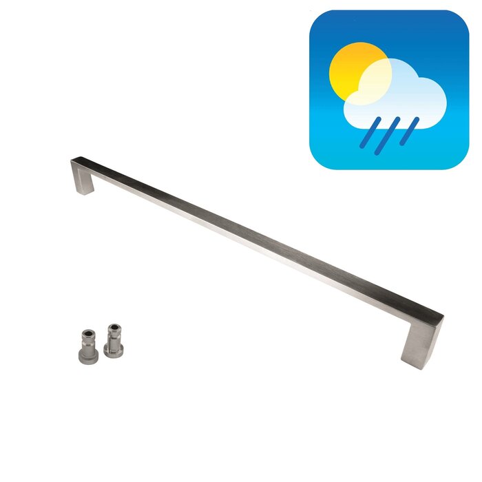 HDD Türgriff COSMIC 20/500mm Edelstahl mit Blindmontage