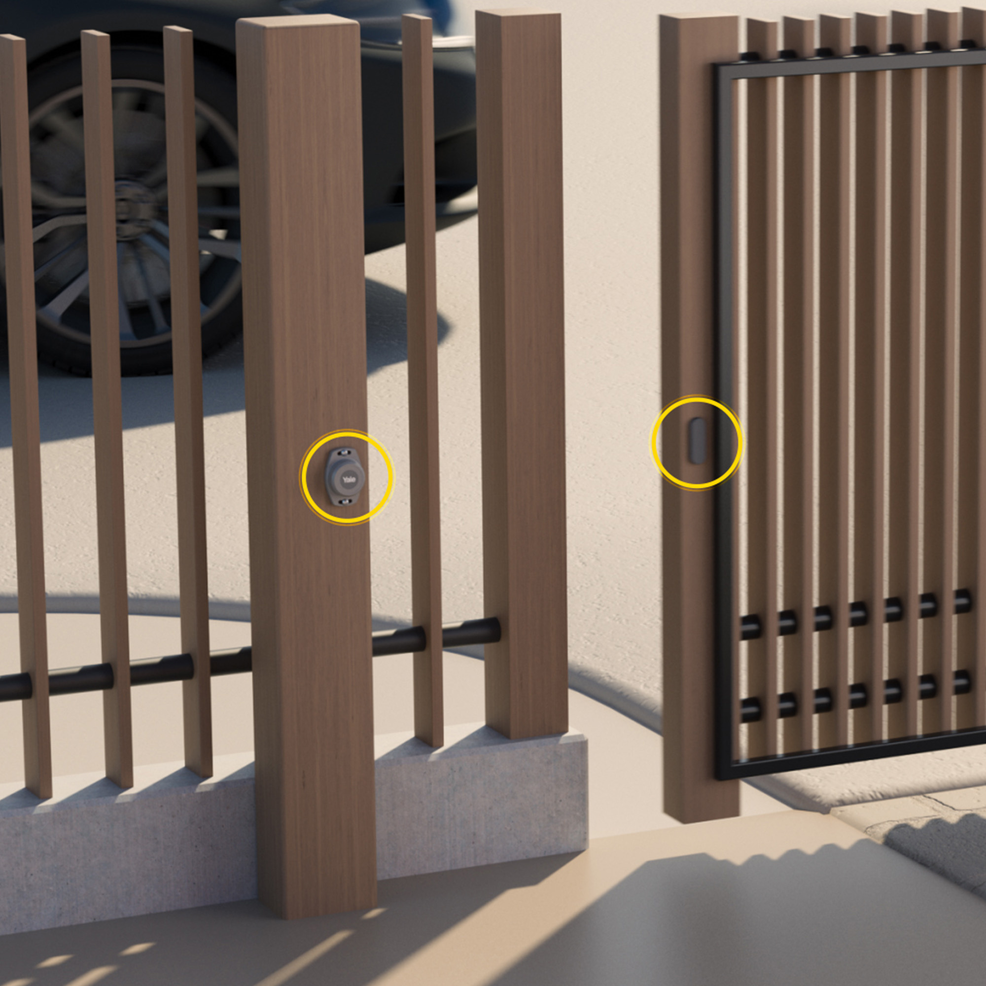 Yale Slimme Opener Voor Garagedeuren - Met WiFi, App Bediening En Deur Positiesensor