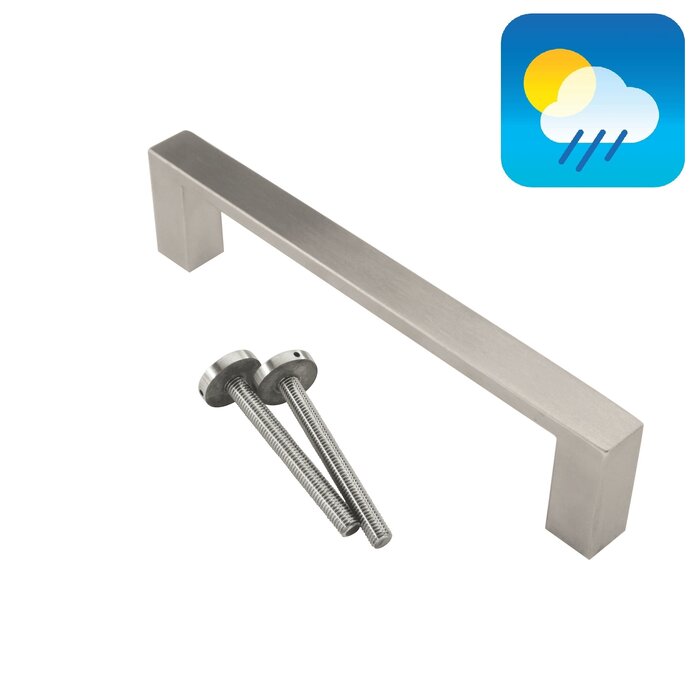 HDD Stainless steel door handle "Cosmic" U 20/200 - continuous mounting