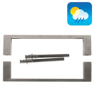 HDD RVS deurgrepen "Cosmic" 20/200 - paar voor deurdikte > 3 cm