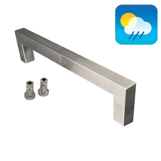 HDD Door handle CUBICA 25/300mm stainless steel - concealed mounting