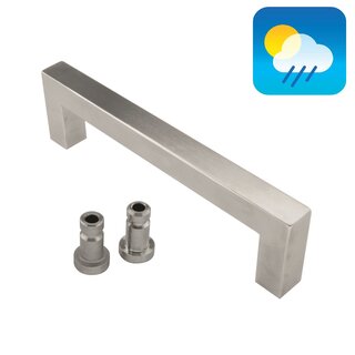 HDD Door handle CUBICA 25/250mm stainless steel - concealed mounting