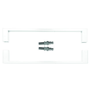 HDD Poignée de porte COSMIC 20/300 - Structure Blanche - paire pour verre