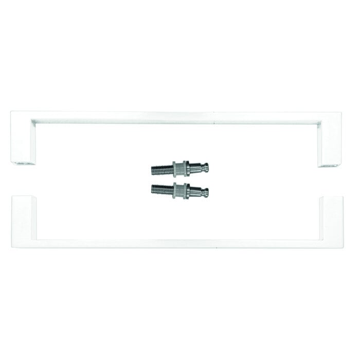 HDD Deurgreep COSMIC 20/300 - Wit structuur - paar voor glas