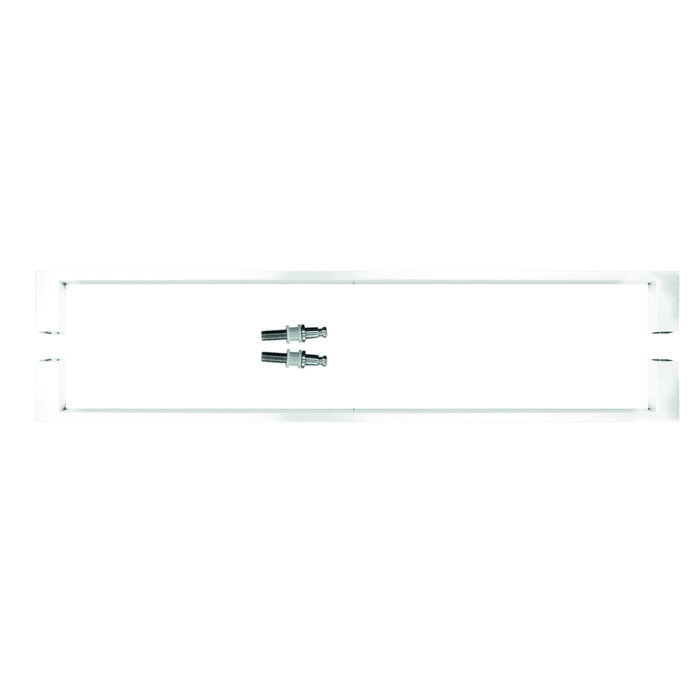 HDD Door handle COSMIC 20/500 - White structure - pair for glass