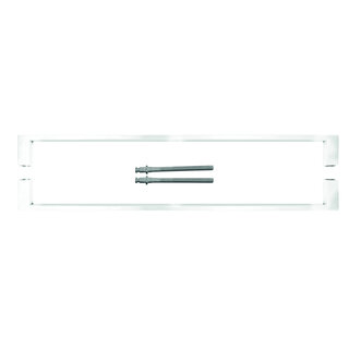 HDD Door handle COSMIC 20/500 - White Structure - pair for door thickness >3 CM