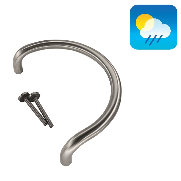 HDD Door handle C 25/300 - stainless steel - continuous mounting