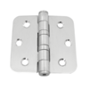 In-Door Kogelscharnier 76x76x2.5mm RVS afgerond
