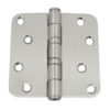 In-Door Stainless Steel Ball Hinge 89x89x2.5mm rounded