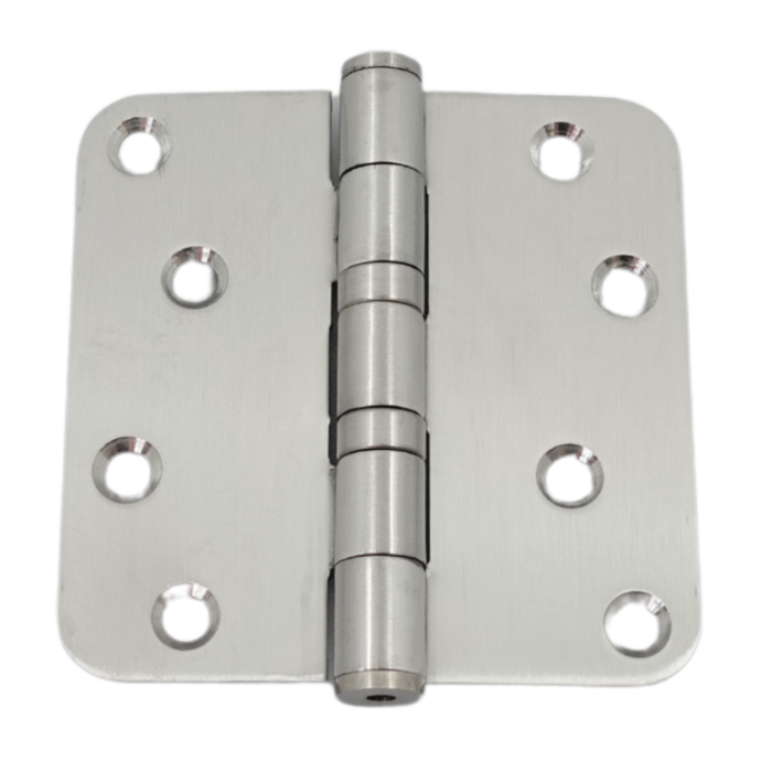 In-Door Rotule 89x89x2.5mm Inox arrondie