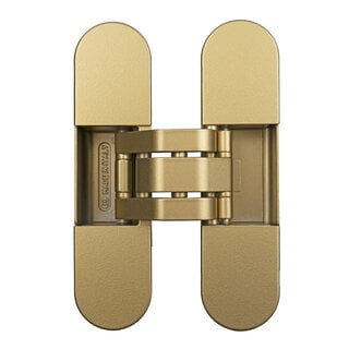 Otlav Unsichtbares 3D-Scharnier Otlav IN300120 – 120 x 30 mm – 60 kg/2 – Mattgold