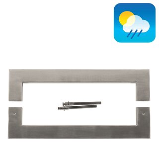 HDD Türgriff CARRE 15/300 – Edelstahl – Paar für Türstärke >3 CM