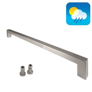 HDD Door handle CARRE 25/1000 - Stainless steel - concealed mounting