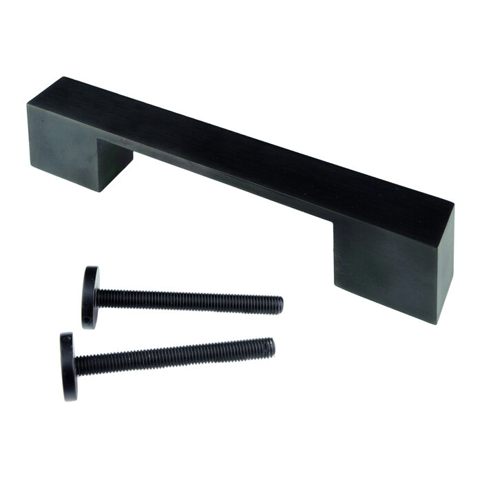 HDD Door handle X-TREME 180 mm - Carbon black - continuous mounting