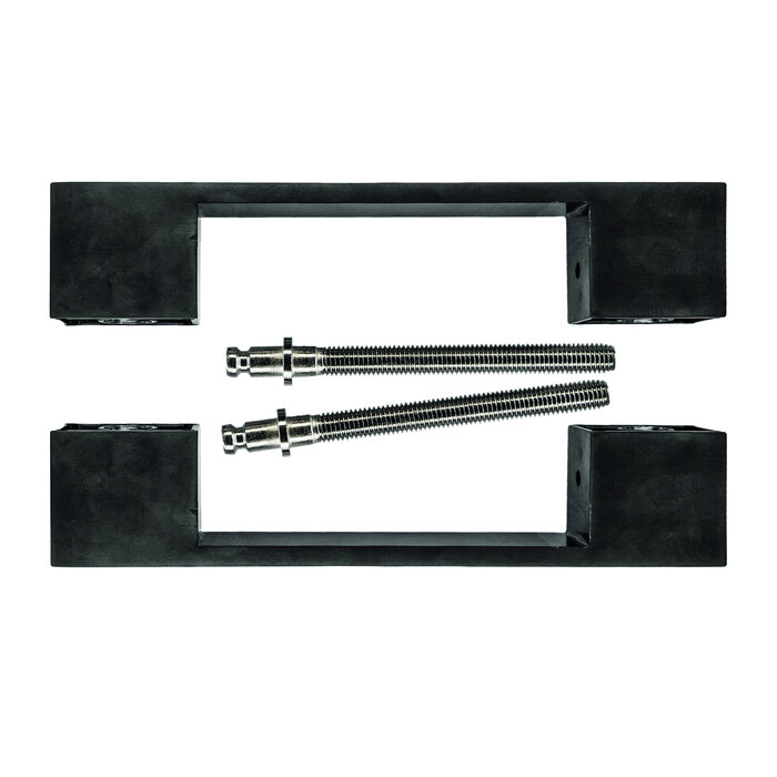 HDD Door handle X-TREME 180 mm - Carbon black - pair for doors >3 CM