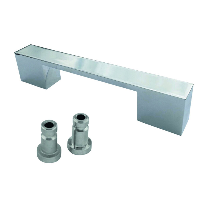 HDD Deurgreep X-TREME 180 mm  - glanzend Chroom - met blinde bevestiging