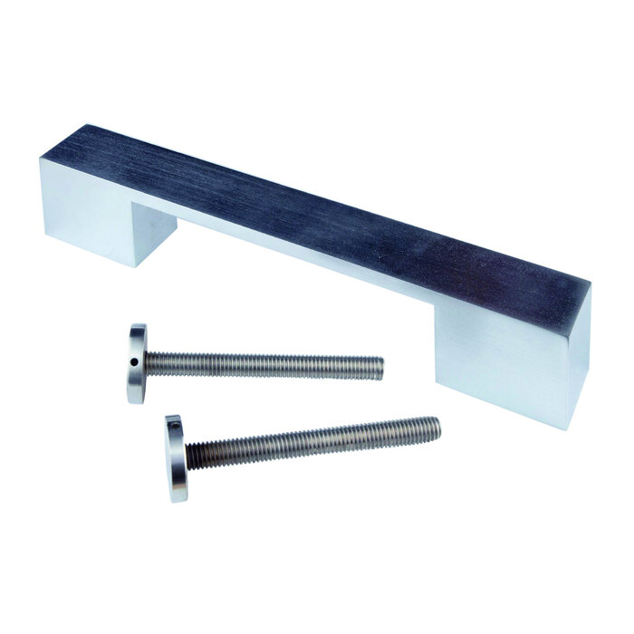 HDD Deurgreep X-TREME 180 mm  - Chroom Satiné - doorgaande bevestiging