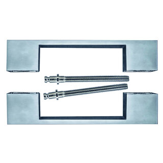 HDD Door handle X-TREME 180 mm - Cromsat pair for door thickness >3 CM