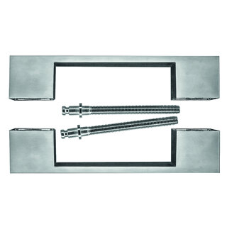 HDD Poignée de porte X-TREME 180 mm - Aspect Inox - paire pour épaisseur de porte >3 CM