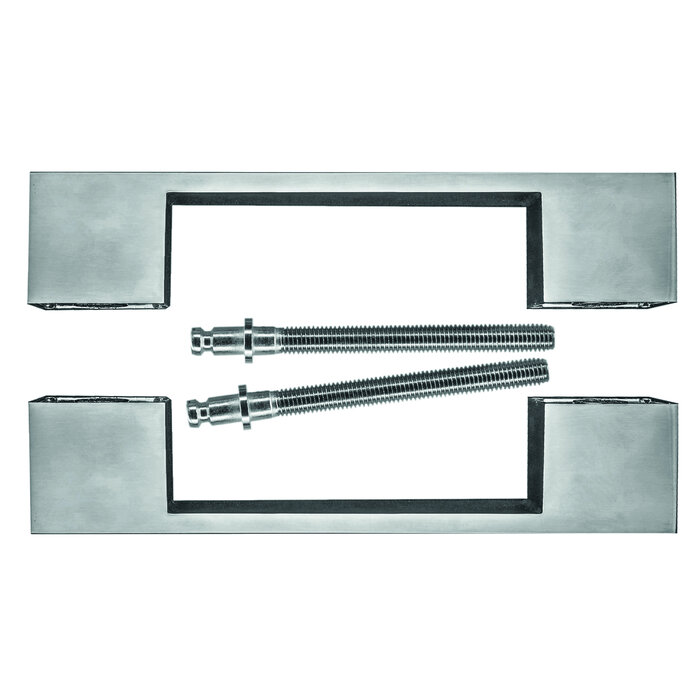 HDD Türgriff X-TREME 180 mm - Edelstahloptik - Paar für Türen >3 CM