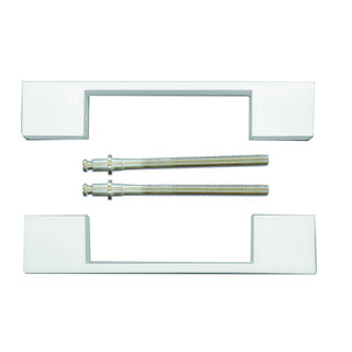 HDD Door handle X-TREME 180 mm - glossy White - pair for door thickness >3 CM