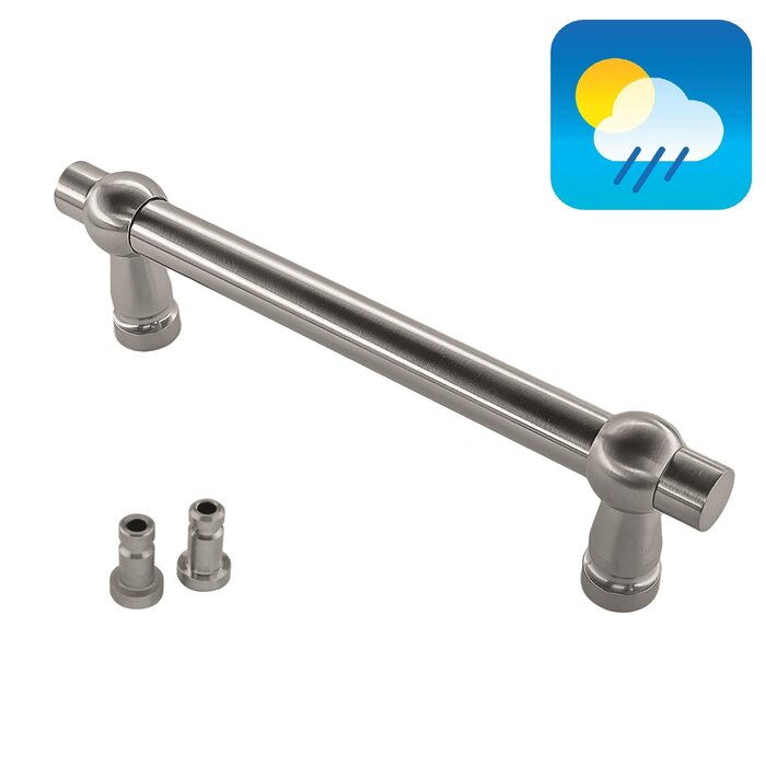 HDD Door handle PETRA 200 mm - Stainless steel - Blind mounting