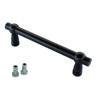 HDD Deurgreep PETRA 200 mm  - Carbon - Blinde montage