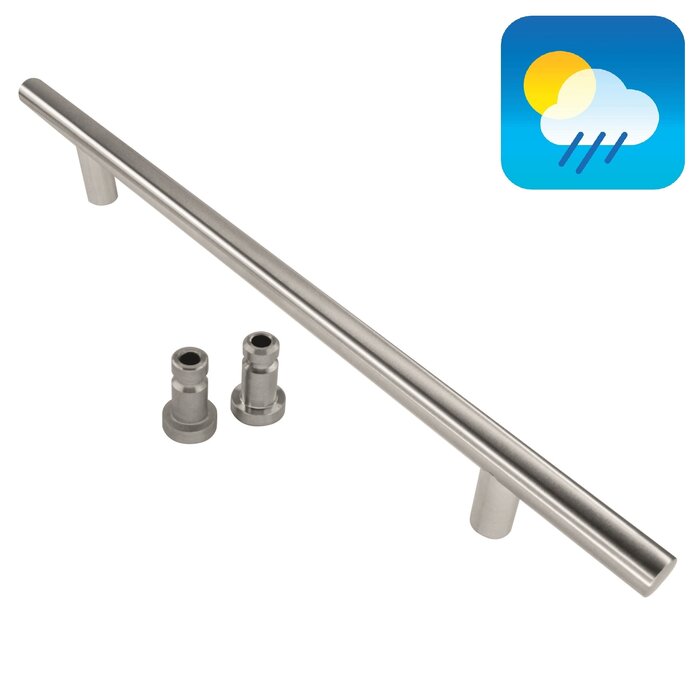 HDD Door handle T 20/300/500 - stainless steel - blind mounting