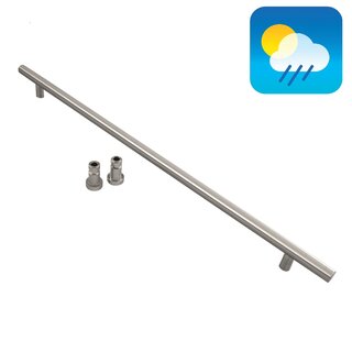 HDD Door handle T 32/800/1000 - stainless steel - concealed mounting