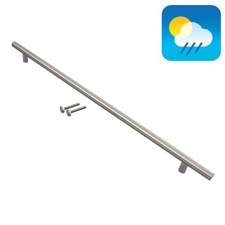 HDD Stainless steel door handle T 32/1000/1200 continuous mounting