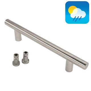 HDD Door handle T 20/200/300 - stainless steel - concealed mounting