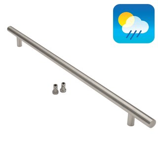 HDD Door handle T 25/650/810 - stainless steel - concealed mounting