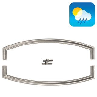 HDD Türgriff CT 20/400 – Edelstahl – Paar für Glas